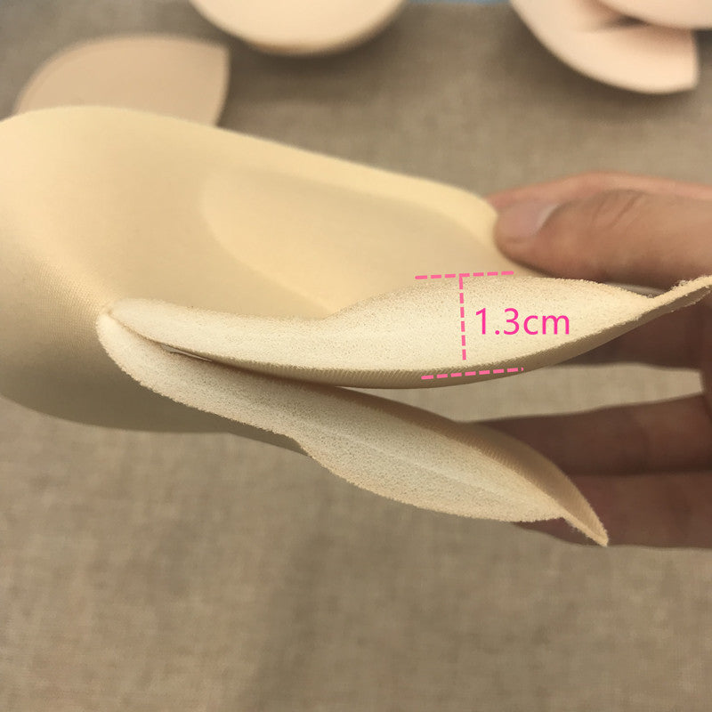 Triangle Sponge Brassiere Pad Top Thin Bottom Thick Lift Chest Gather Underwear Bra Inserts