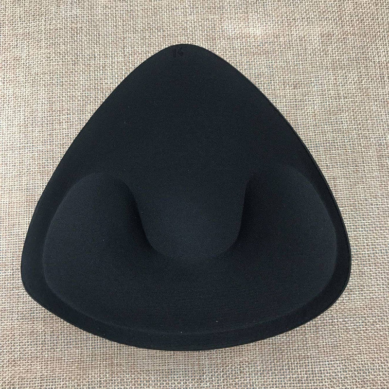 Triangle Sponge Brassiere Pad Top Thin Bottom Thick Lift Chest Gather Underwear Bra Inserts