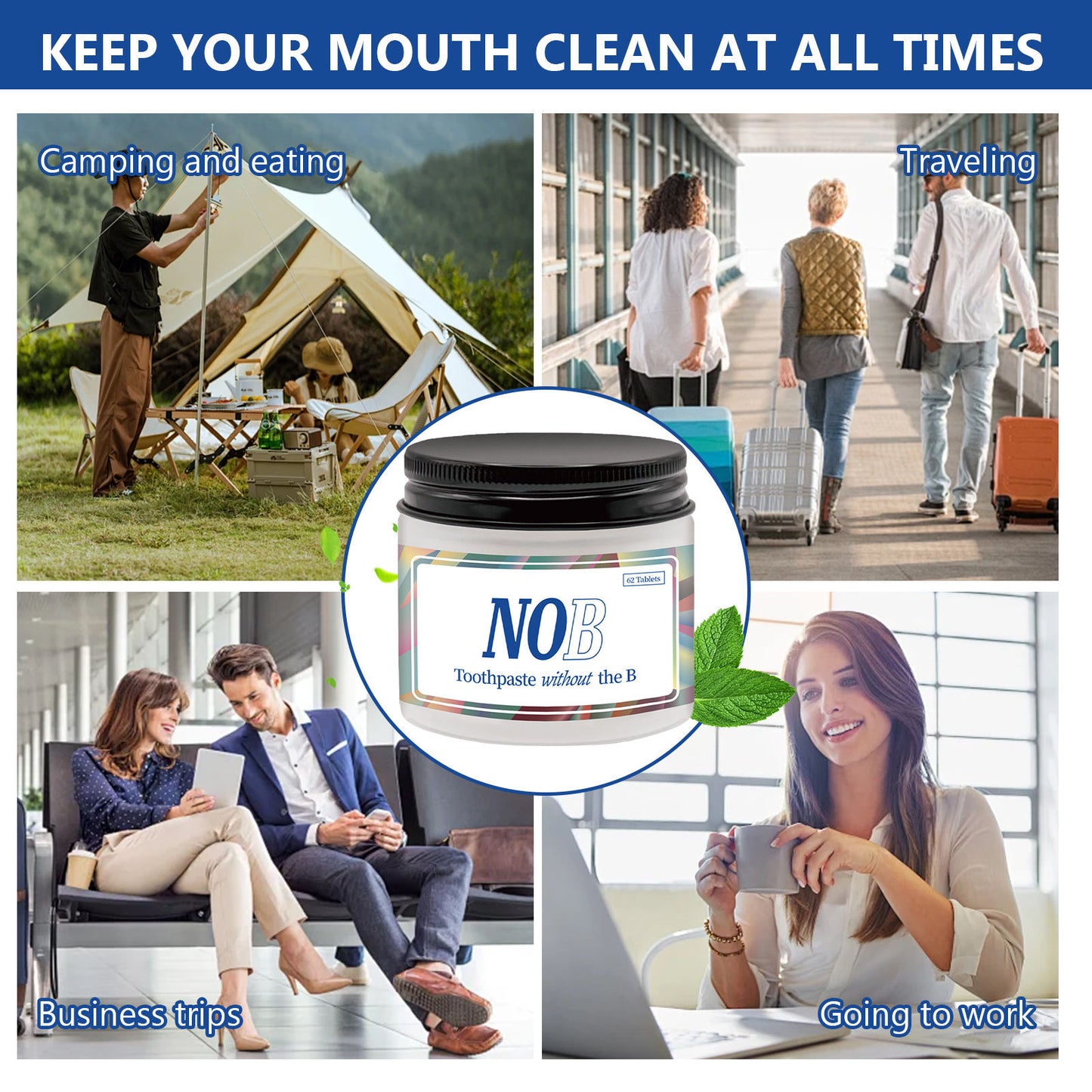 No B(S) Toothpaste Tablets